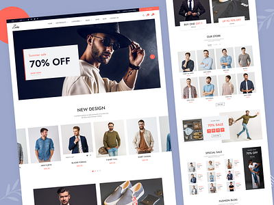 Zaika | Mens Fashion clean cloth dress ecommerce fashion gents fashion homepage landing page men fashion mens fashion minimal online shopping shopping style summer trending ui design website design winter women fashion