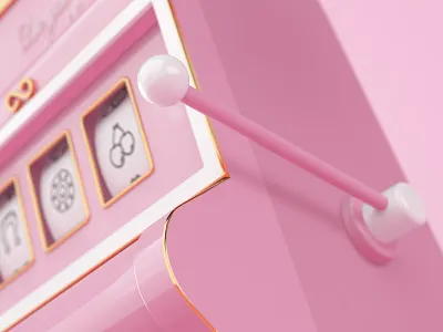 Secret Project ;) 02 3d abstract after effects c4d cinema 4d motion design motion graphics pastel slot machine