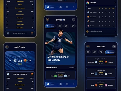 Fantasy Sports App Design app app design concept design design design system esport esports fantasy fantasyfootball fantasysports football gaming mobile mobile app mobile design mvp online product design soccer sports