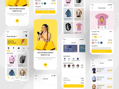 E-commerce Mobile app ui best shop clothes app clothes ui e commerce app e commerce ui e shop fashion app fashion store fashion ui logo mobile app mobile ui mobile ui design online shopping ui ui design ui ux