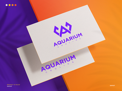 AQUARIUM LOGO FOR CLIENT 2d 3d logo abstract logo aquarium logo awesome logo branding business logo colorful logo design esportslogo flat logo gradient logo graphic design illustration logo logo design logo design branding minimalist logo monogram logo saykatgraphics
