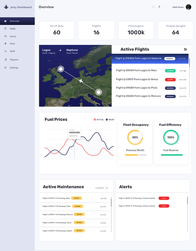 Dashboard airline dashboard dashboard dashboard ui