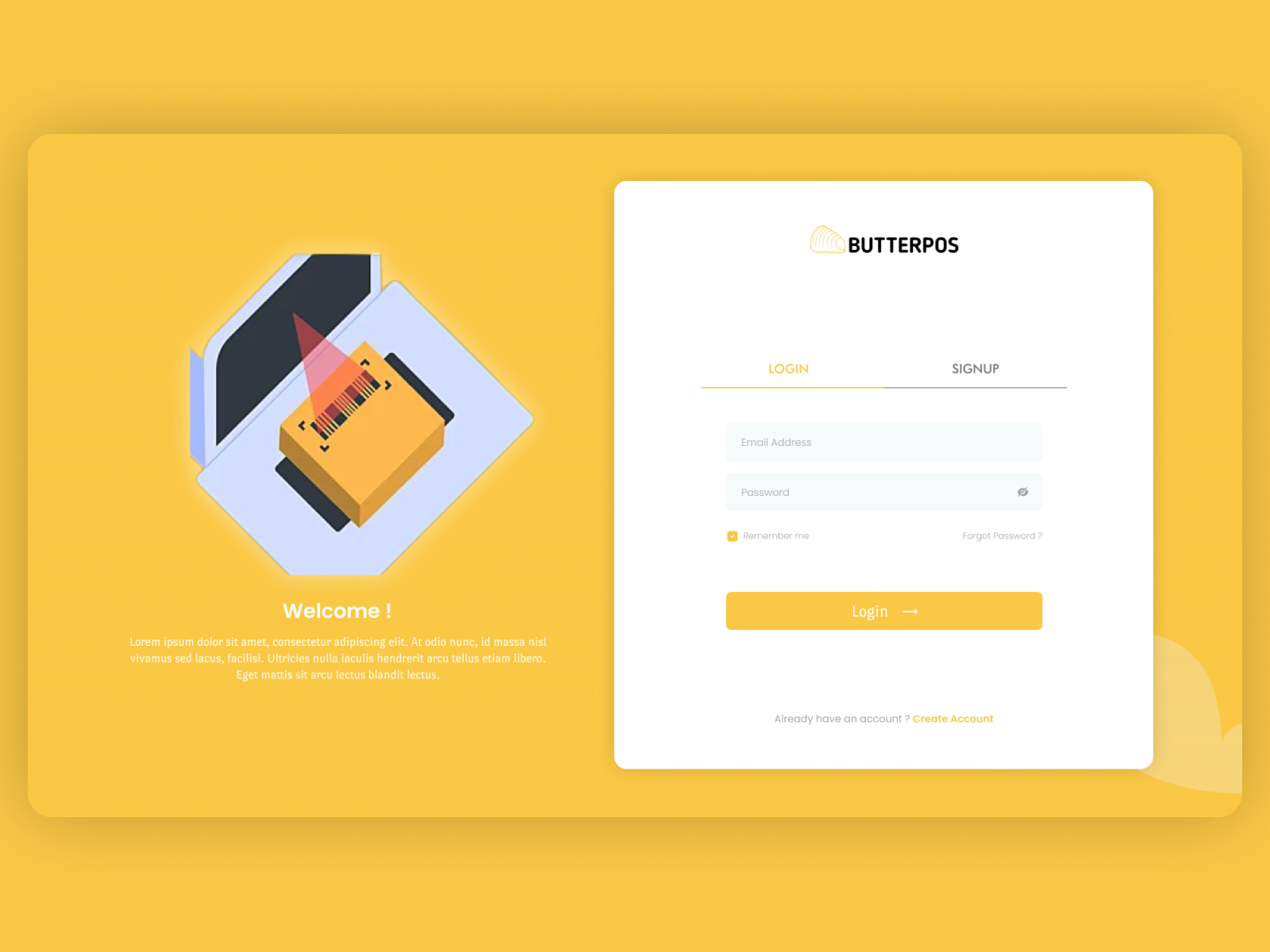 Login by Zeeshan Siddique on Dribbble