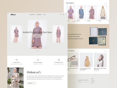 Fashion - Landing Page apparel branding clean clothing dekstop design ecommerce fashion fashion woman graphic design landing page minimalist modern outfit shirt ui ui design ux web website