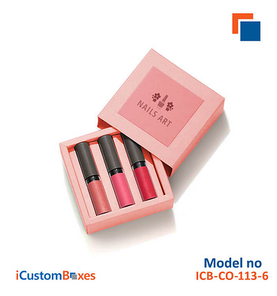 Nail Polish Boxes packaging for lip gloss