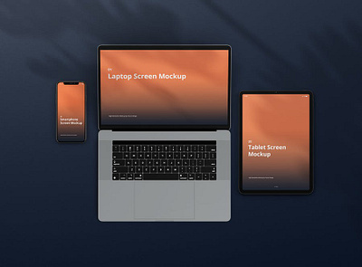 Multi Device Screen Mockup Creator abstract clean device display laptop mac macbook mockup phone phone mockup presentation realistic simple smartphone theme ui ux web webpage website