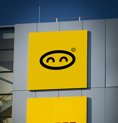 Ninja logo branding concept happy inspiration logo minimal ninja yellow