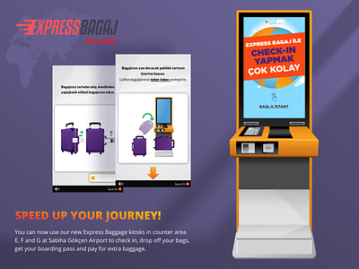 Pegasus Airlines Kiosk Design airlines animation creative illustration json kiosk travel uidesign uiux user flows userresearch uxdesign