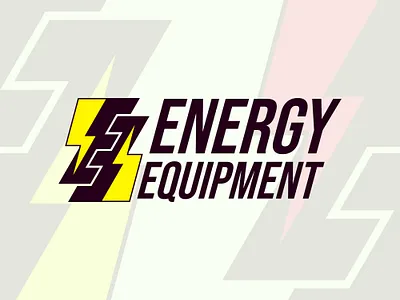 ENERGY EQUIPMENT branding business logo company logo coreldraw design electrical logo graphic design illustation logo logo app modern modern logo