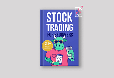 PDF - Stock Trading For Beginners cover currency trading design ebook finance finance illustrated forex forex school illustration pdf stocks trading