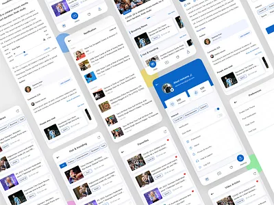 News App UI/UX app design app ui flutter app ios app news news app uiux user experience