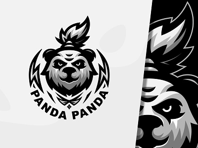 Panda Logo Design animal awesome branding business commision work design illustration inspiration logo panda panda logo professional professional designer vector