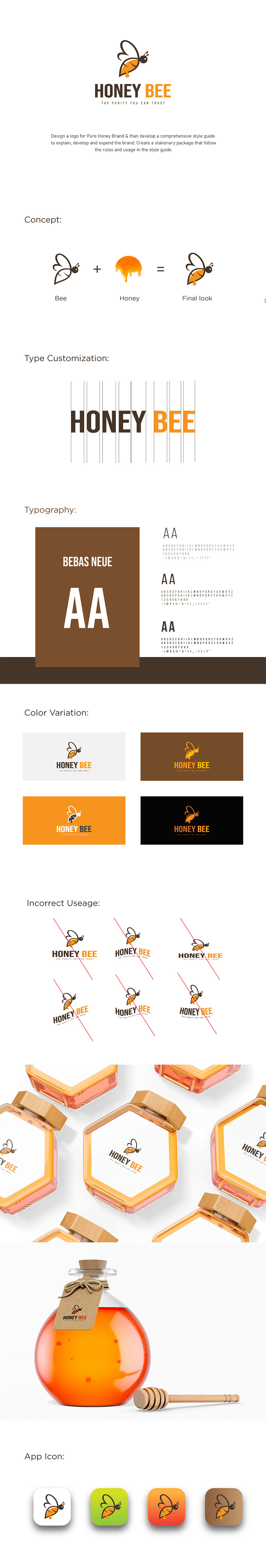 Beehive Logo Design Brand Style Guides by Ruku Moni on Dribbble