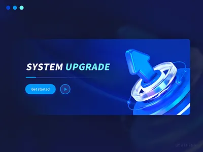 System upgrade 3d c4d design graphic design illustration illustrations originality system upgrade ui 升级 科技
