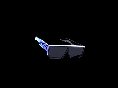 3D Sunglasses 3d 3d accessories 3d animation 3d clothing 3d sunglasses animation blender3d brand identity branding digital fashion minimalism motion graphics virtual world