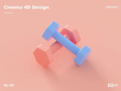 The dumbbell 3d