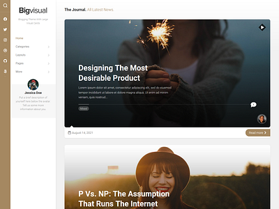 Bigvisual WordPress Theme blog design free magazine responsive wordpress wordpress theme