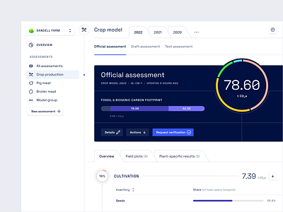 Biocode for Producers flat minimal ui web