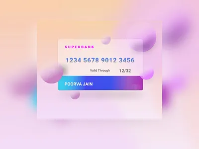 design@poorva app challenge dailyui design figma glassmorphism glassui growing learning speedyui ui ux