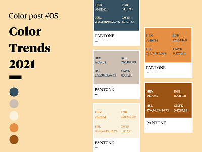 Color Trends #05 colorpallete colors colorstrends design trend ui uiux
