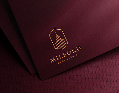 Milford Real Estate Logo Design logo logobranding logodesign