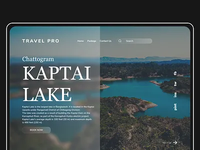 Web UI concept design for Travel agency Pt.2 branding design logo minimal travel typography ui ux web