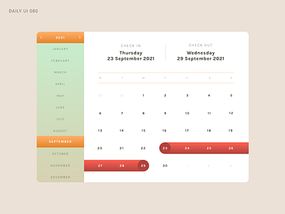 Daily UI 080 - Date Picker daily ui daily ui 080 daily ui 80 dailyui date picker