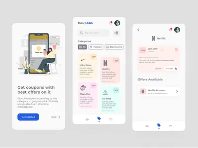 Special Offers App app app design coupon app coupons dailyui dailyuidesign dashboard design figma idea offer app offers onboarding special offer special offers ui ui design uidesign uiux ux design
