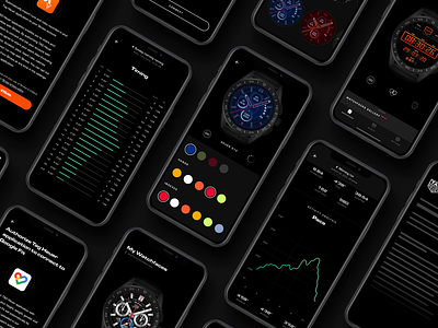 Tag Heuer - Connected app application clock connected motion sport strava tagheuer userinterface watch watches watchos