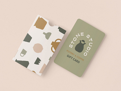 Stone Studio Brand Expression branding design gift card graphic design identity illustration logo