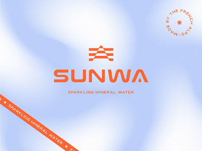 Sunwa Water - Logo brand identity branding logo sky typography water