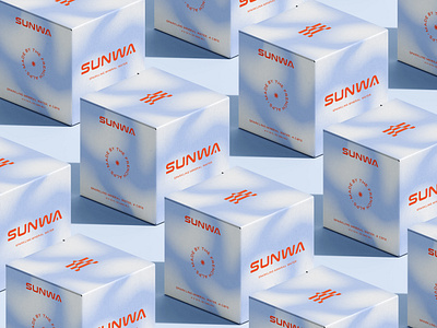 Sunwa Water - Packaging box brand identity branding logo packaging typography water