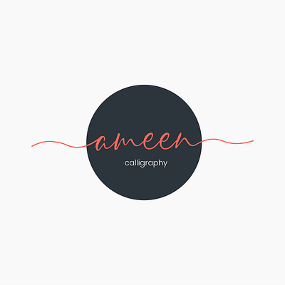 ameen calligraphy calligraphy logo logo logo design logo designing minimalist minimalist logo signature logo