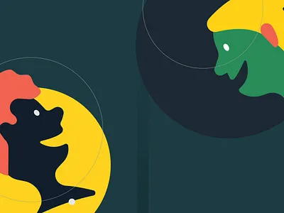 Learning Journey: Relationships abstract animation branding character characterdesign colorful design ethan fowler flow happy illustration motion graphics path relationships smile