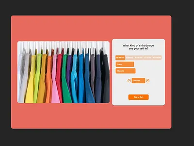 Daily UI 033 - Customize Product customization customize product dailyui dailyuichallenge design framer ui ux