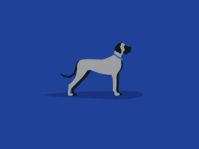 Great Dane branding dane dog great dane illustration logo