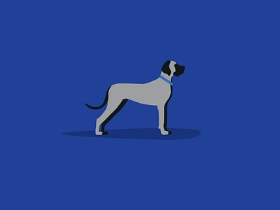 Great Dane branding dane dog great dane illustration logo