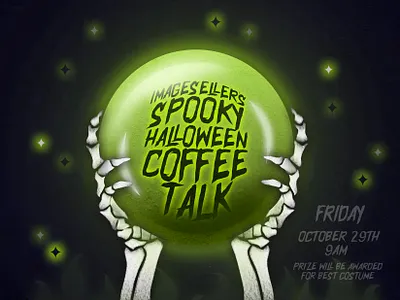 Halloween Crystal Ball crystal ball design halloween illustration texture