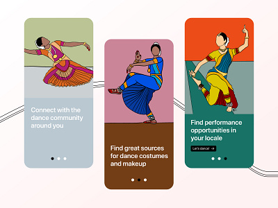 Onboarding - DailyUI #023 app daily dailyui dance dancer design dribbblers illustration illustrator interface interfacedesign onboarding ui uidesign uiux user experience ux uxdesign uxdesigner welcome screen