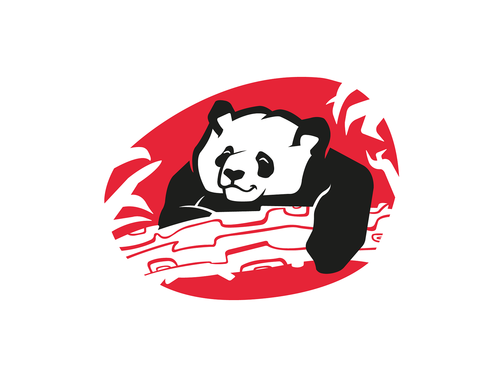 Chill Panda Pre-Made Logo by Toms Stals for Logocave on Dribbble