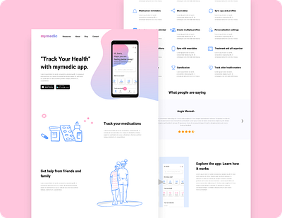 Medication Tracker Website health app medication ap medication tracker app medication tracker app ui mymedic app
