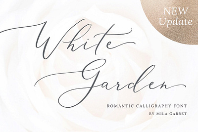 White Garden Calligraphy Logo Font calligraphy font calligraphy fonts cursive fonts feminine logo fine art calligraphy font fine art font fine art wedding handwritten lettering fonts modern calligraphy photography logo pretty font pretty fonts script font signature fonts website font website fonts wedding font wedding fonts wedding invitation