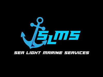Sea Light Marine Services - Logo & Identity anchor branding graphic design illustration logo ship company logo typography vector