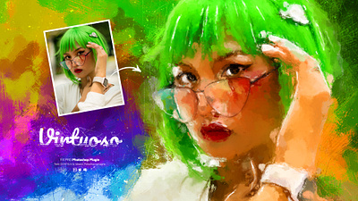 Real Painting - Virtuoso - Photoshop Plugin aquarelle artistic backupgraphic cartoon colorful digitalart draw drawing paint painting realpaint realpainting sketch vintage watercolor