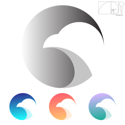 Fibonacci Golden Ratio branding design graphic design illustration logo ui ux vector