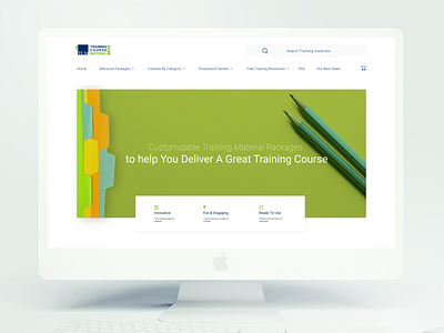 Website Redesign of trainingcoursematerial.com branding clean corporate training website course website coursematerial platform graphic design joomla joomla template joomlauidesign joomlauiux redesign trainingcoursematerial ui uidesign uiux webdesign websiteredesign www.trainingcoursematerial.com