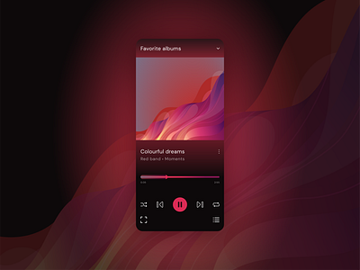 Music player app concept app design mobile product design ui ui design ux ui
