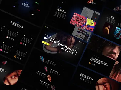 BoldUI Library clean dark theme design development graphic design hero kit landing page library luxury motion design typography ui ux website