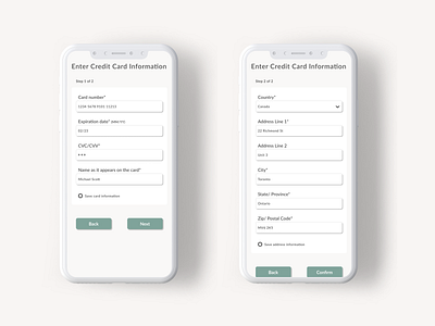 Daily UI # 2 checkout dailyui form