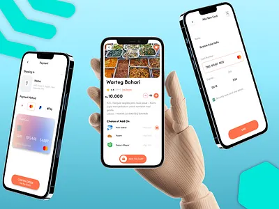Food UI design ui